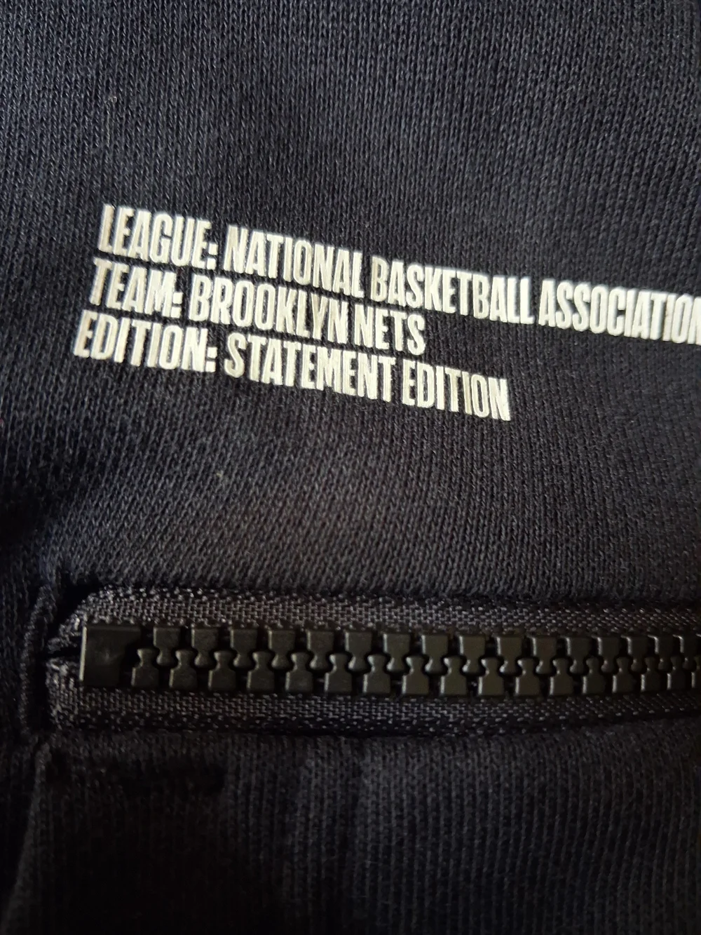 Men's Brooklyn Nets Jordan Brand Black Courtside Statement Edition Hoodie 3x NWT